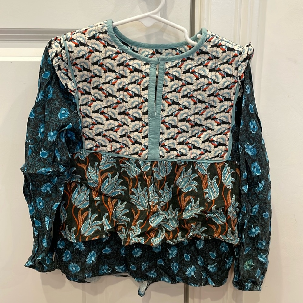 Zara kids quilted top size 6
